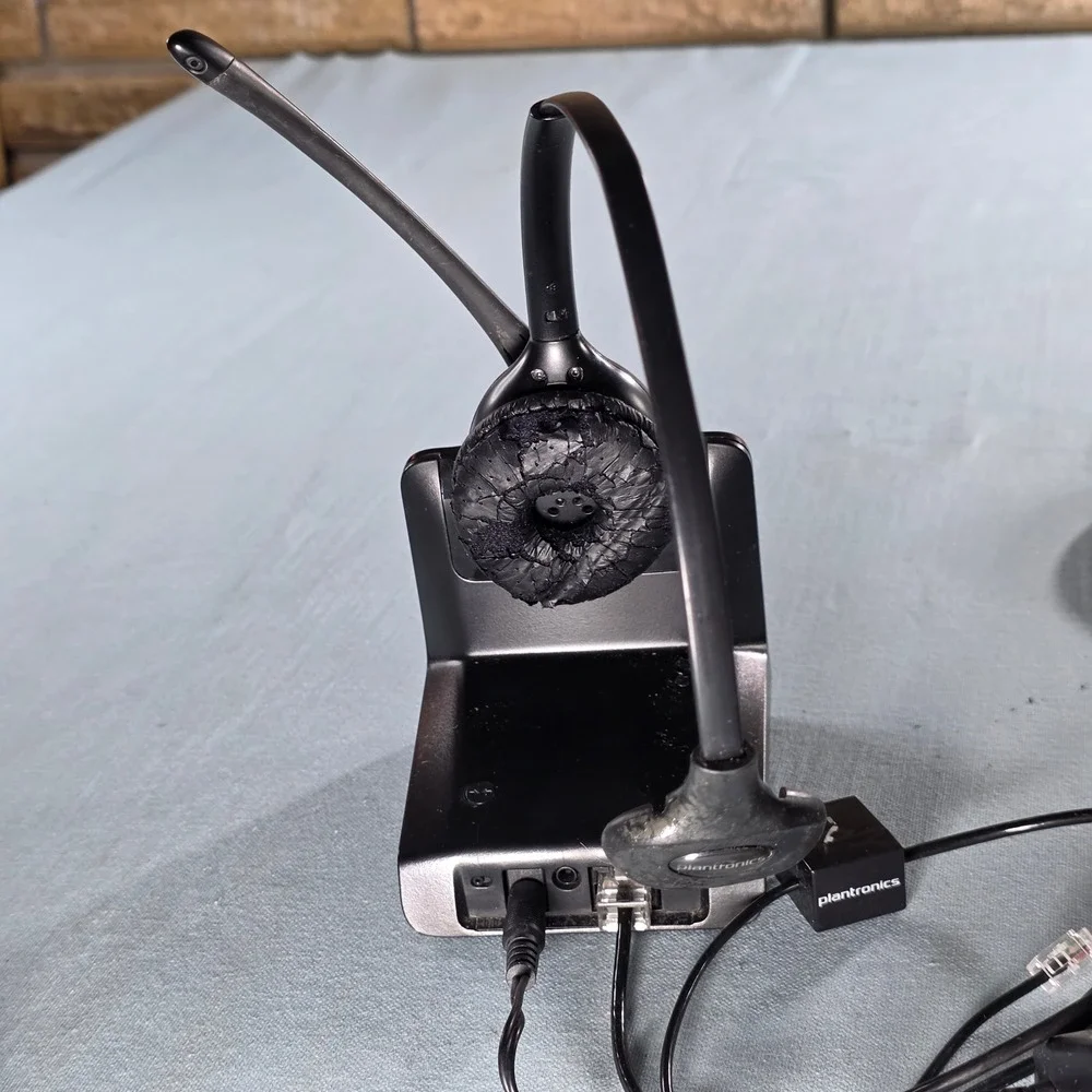 Plantronics CS Series DECT Wideband Wireless Office Headset with Charging Base